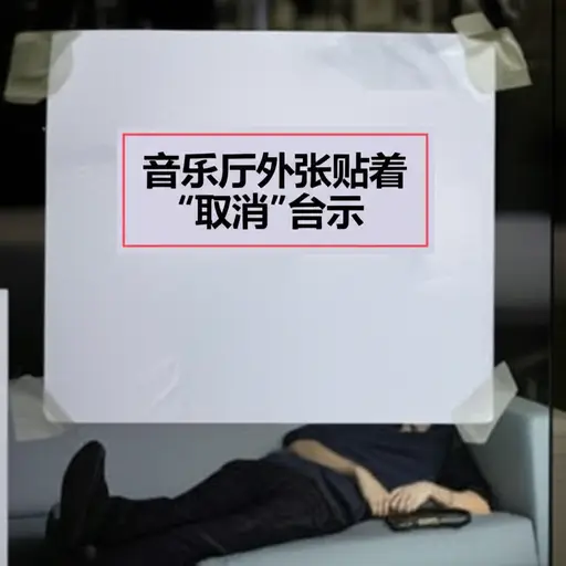 音乐会因歌手生病被取消了。