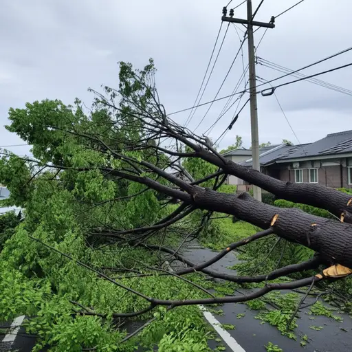 风暴造成的损害相当严重。