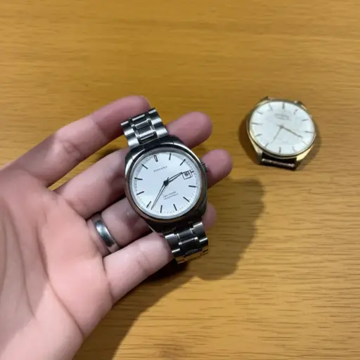 我喜欢它，因为我的上一块手表坏了。