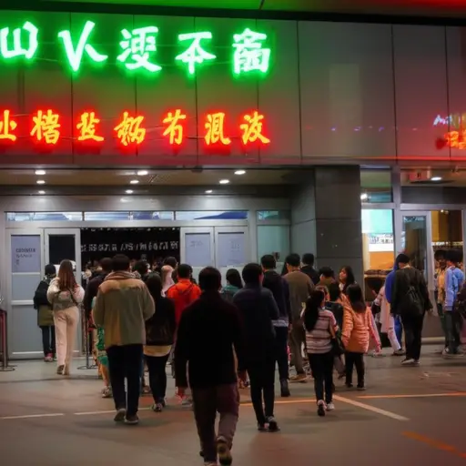 电影结束后，我们立刻离开了电影院。