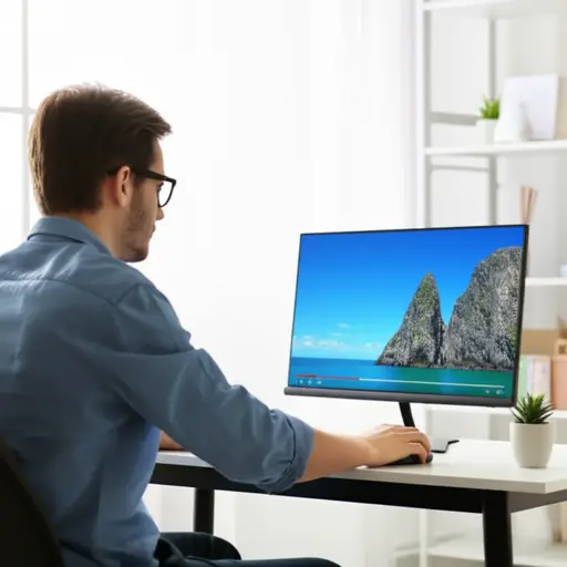 我经常用网络看视频。