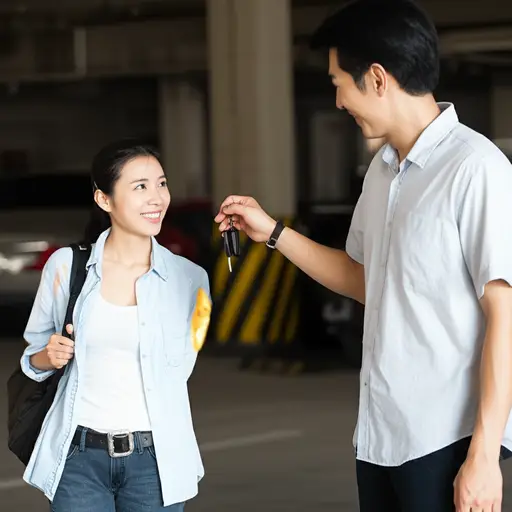 随意用我的车，只要你今晚还回来。