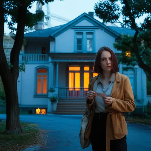 房子看起来奇怪地熟悉，尽管她知道她从未去过那里。