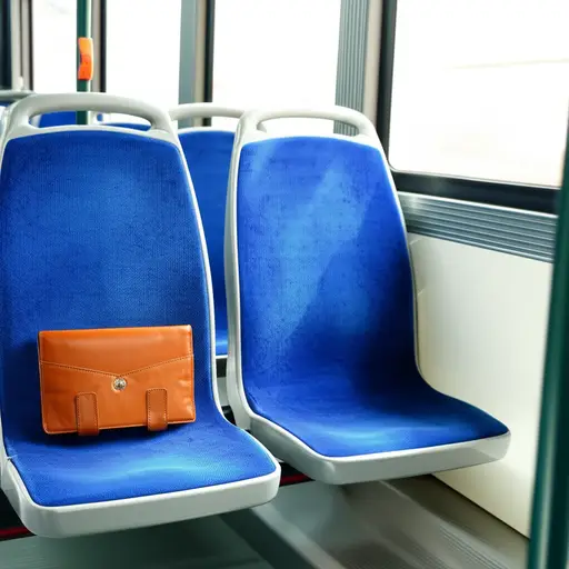 我把钱包忘在公交车上了。