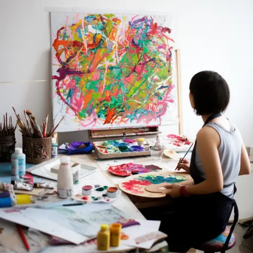 这位艺术家的作品代表了创造力的巅峰状态。