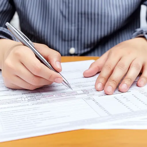 我不得不填写这张非常复杂的表格。