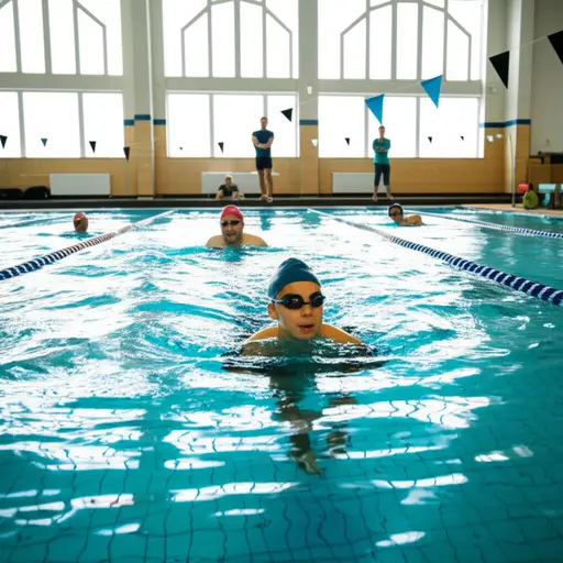 我每周都去上游泳课。