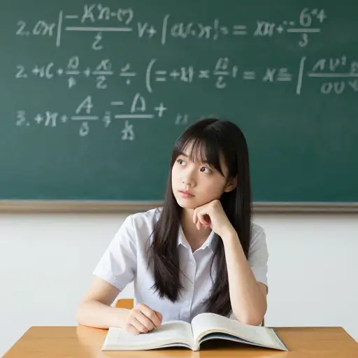 这门课程是她第一次接触高等数学。