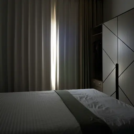 我的房间在晚上很暗。