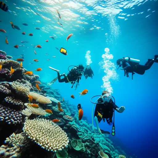 在潜水课程中，每个学生必须完成几次开放水域潜水。