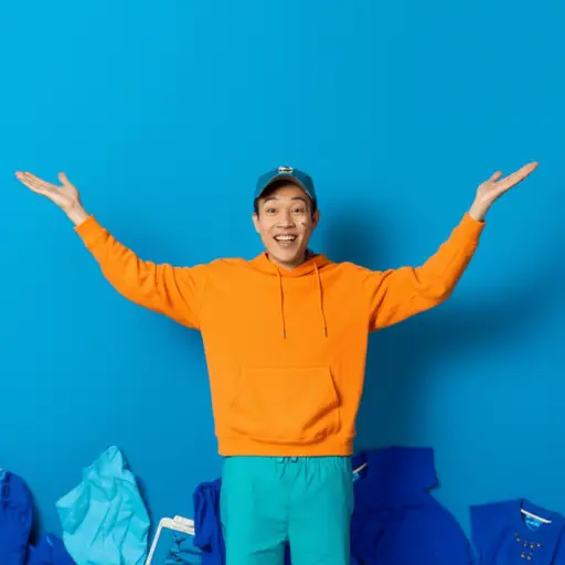 我最喜欢的颜色是蓝色。