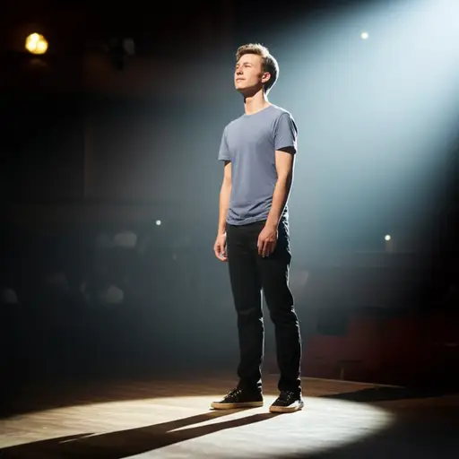 我很想成为一名演员。