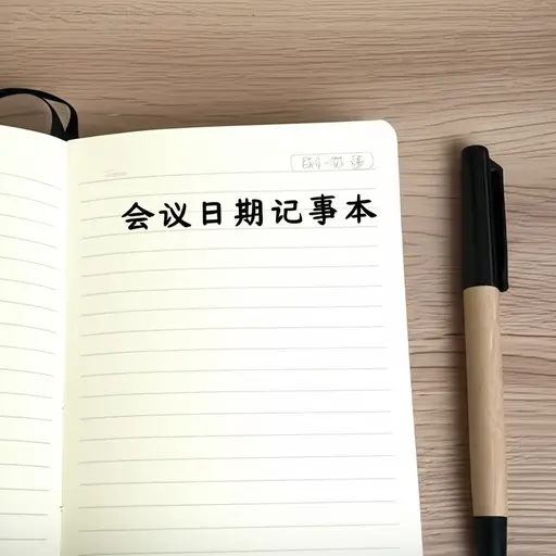 别忘了在记事本上写下会议的日期。