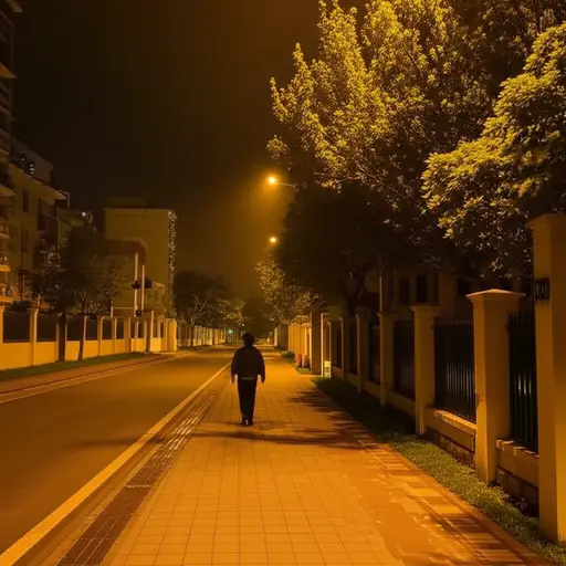 这么晚独自走回家，你一定是疯了！