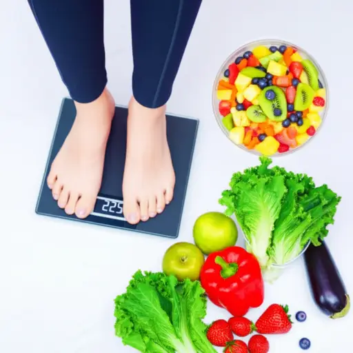 节食后，她减了2公斤。