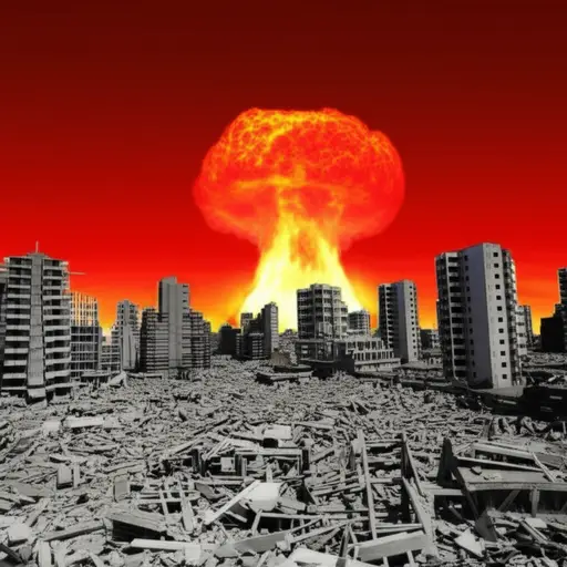 核战争对人类是一个可怕的威胁。