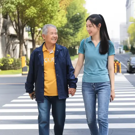 她是一个善良的人。