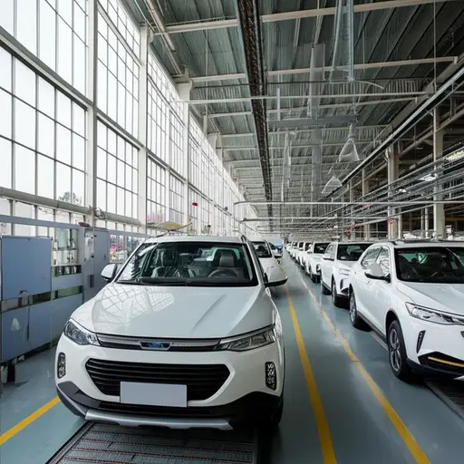 这家工厂每年生产约900辆汽车。