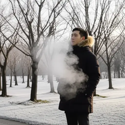 今天比平时更冷。