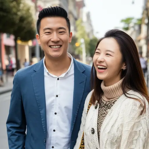 我昨天遇到了一位童年时期的朋友。