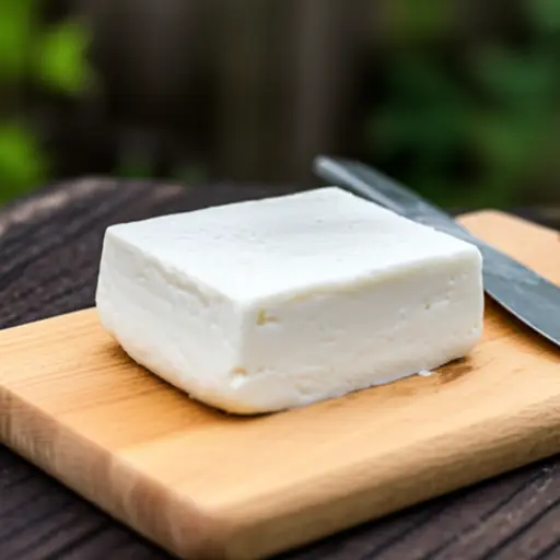 山羊奶酪有一种独特的味道。