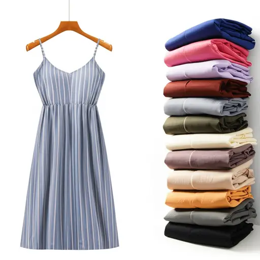 这件连衣裙有多种颜色可选。