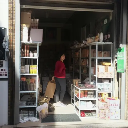 我妈妈经营着一家小生意。