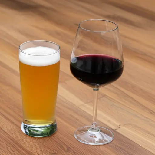 啤酒和葡萄酒是常见的含酒精饮料。