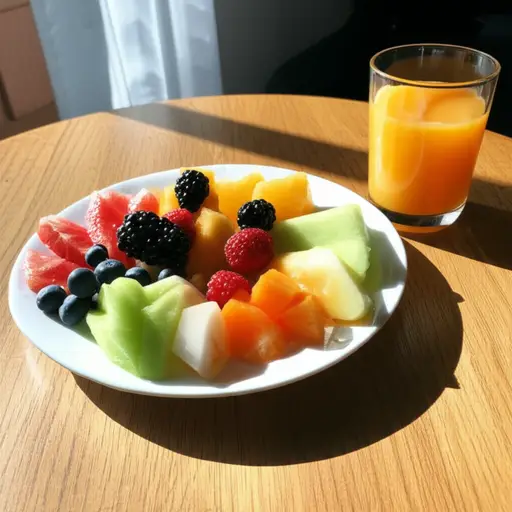 对健康来说，吃新鲜水果比喝果汁更好。