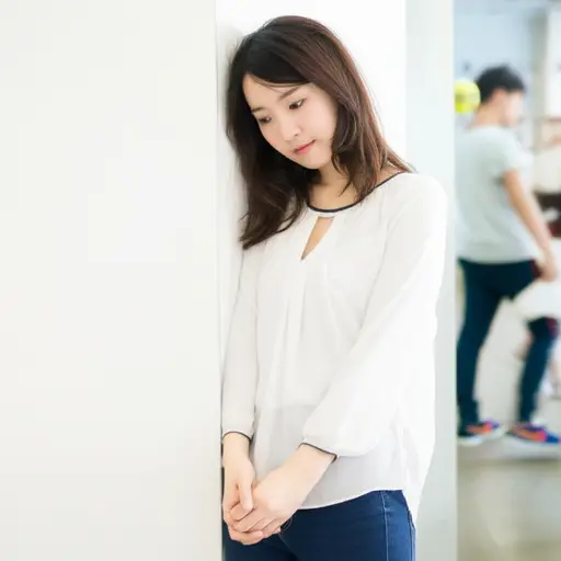 起初我以为她不友好，但实际上她只是害羞。