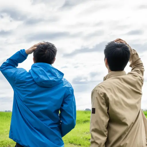 "会下雨吗？" "我不确定，但我猜不会。"