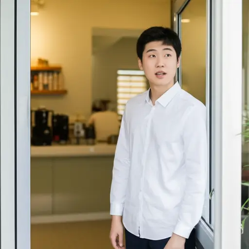 我还没见过他的女朋友呢。