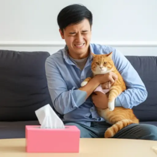 养只猫似乎是个好主意，直到我意识到自己过敏。