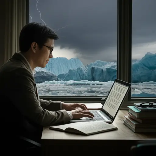 这篇文章的作者认为气候变化正在加速。