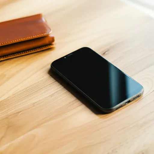 你把它落在电话旁边了。