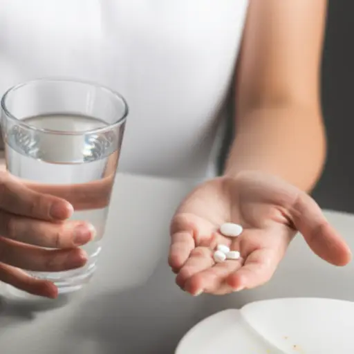 我每天饭后吃一次药。