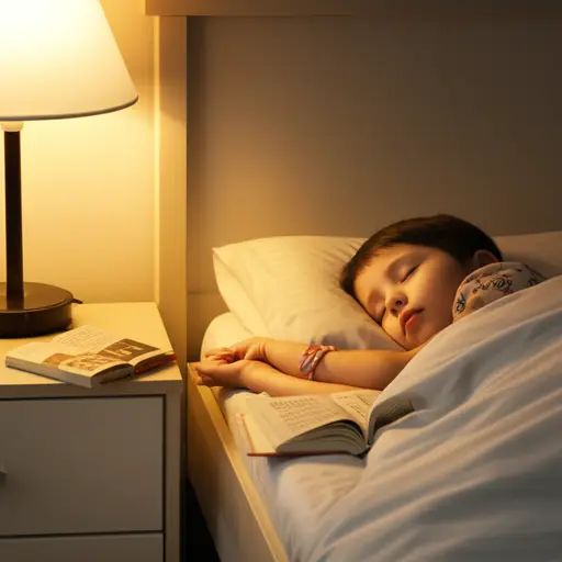 我喜欢在睡前听一个故事。