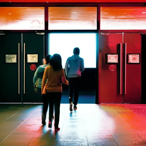 电影已经开始了，我们快进去吧。