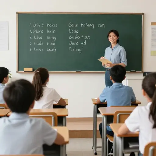 我们在学校被鼓励学习外语。
