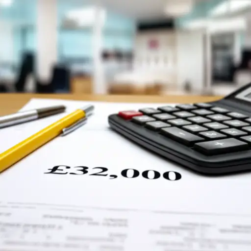 到目前为止，我们已经赚了三万两千英镑。