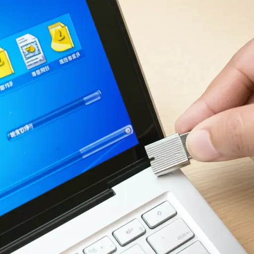 我使用U盘传输了文件。