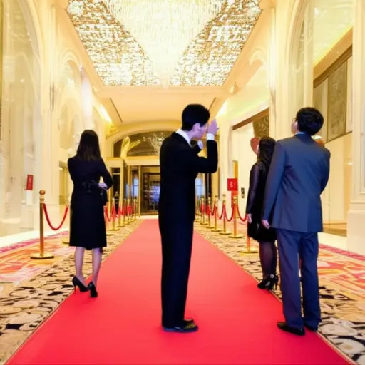 喊叫声来自VIP入口。