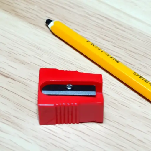 我的铅笔断了，需要削一下。