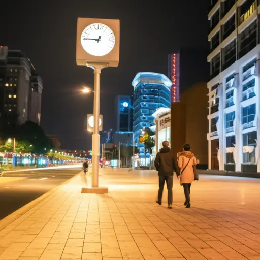 我会和你一起去，条件是我们午夜前回来。