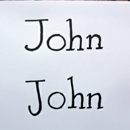 名字的第一个字母应该大写。