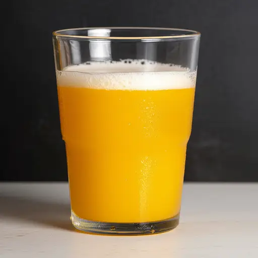 我喜欢喝芒果汁。