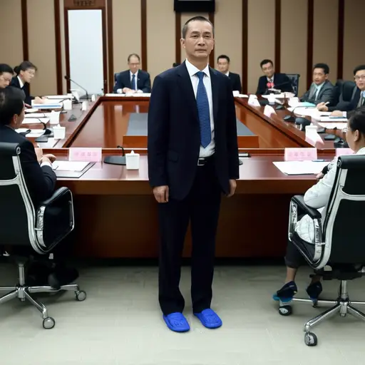 在正式场合穿拖鞋不合适。