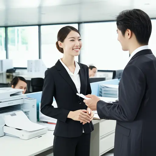 许多年前，当我十七岁时，我在一家印刷公司做女销售员。