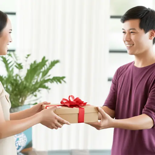 谢谢你的礼物。