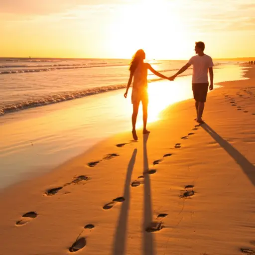 我们花了相当多的时间沿着海滩走。